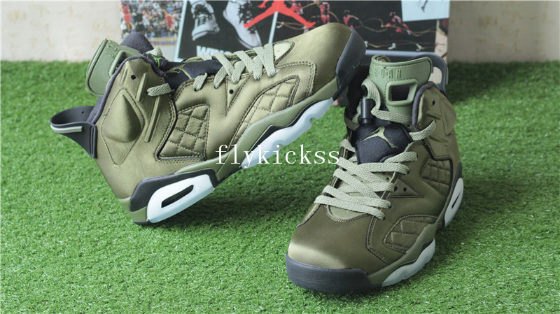 Air Jordan 6 Pinnacle Flight Jacket Green